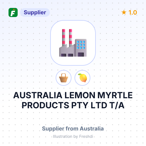 AUSTRALIA LEMON MYRTLE PRODUCTS PTY LTD T/A – summary card, no photo uploaded yet