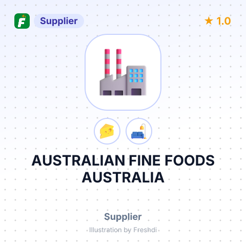AUSTRALIAN FINE FOODS AUSTRALIA – summary card, no photo uploaded yet