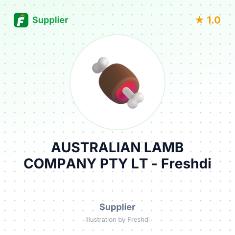 AUSTRALIAN LAMB COMPANY PTY LT – summary card, no photo uploaded yet