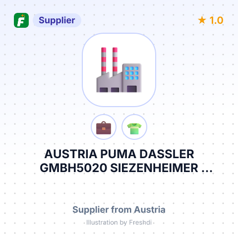AUSTRIA PUMA DASSLER GMBH5020 SIEZENHEIMER STRASSE 39A SALZBURG АВСТРИЯ – summary card, no photo uploaded yet