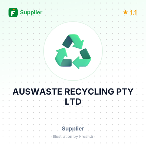 AUSWASTE RECYCLING PTY LTD – summary card, no photo uploaded yet