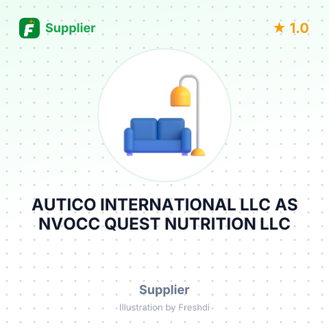 AUTICO INTERNATIONAL LLC AS NVOCC QUEST NUTRITION LLC – summary card, no photo uploaded yet