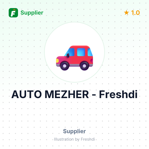 AUTO MEZHER – summary card, no photo uploaded yet