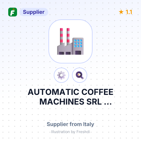 AUTOMATIC COFFEE MACHINES SRL UNIPERSONALE – summary card, no photo uploaded yet