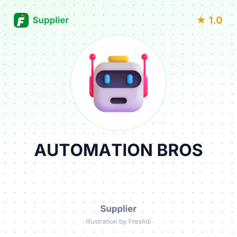 AUTOMATION BROS – summary card, no photo uploaded yet