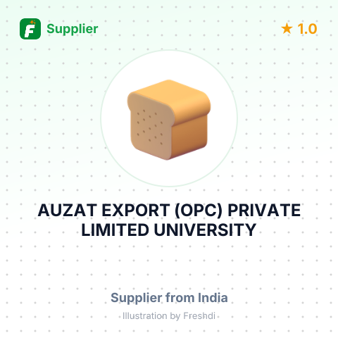 AUZAT EXPORT (OPC) PRIVATE LIMITED UNIVERSITY ROAD, GROUND FLOOR, SHOP 3, UNIVERSIYT ROAD JALARAM 2, RAJKOT (GUJ), INDIA, 360005. – summary card, no photo uploaded yet