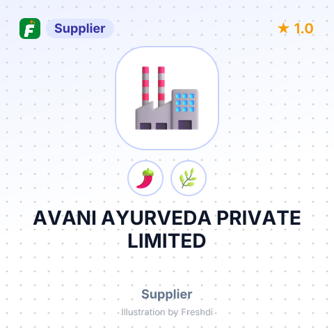 AVANI AYURVEDA PRIVATE LIMITED – summary card, no photo uploaded yet