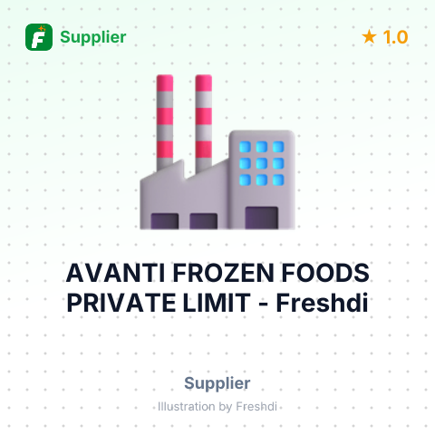 AVANTI FROZEN FOODS PRIVATE LIMIT – summary card, no photo uploaded yet