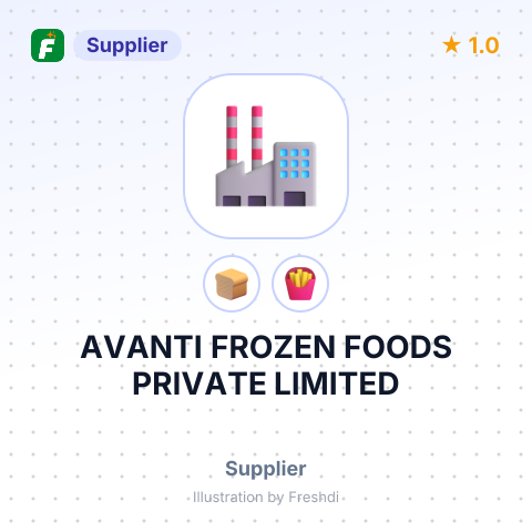 AVANTI FROZEN FOODS PRIVATE LIMITED – summary card, no photo uploaded yet