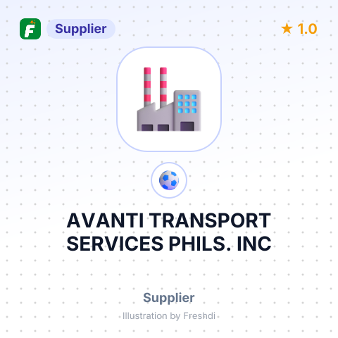 AVANTI TRANSPORT SERVICES PHILS. INC – summary card, no photo uploaded yet