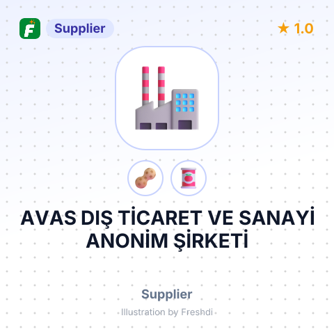 AVAS DIŞ TİCARET VE SANAYİ ANONİM ŞİRKETİ – summary card, no photo uploaded yet