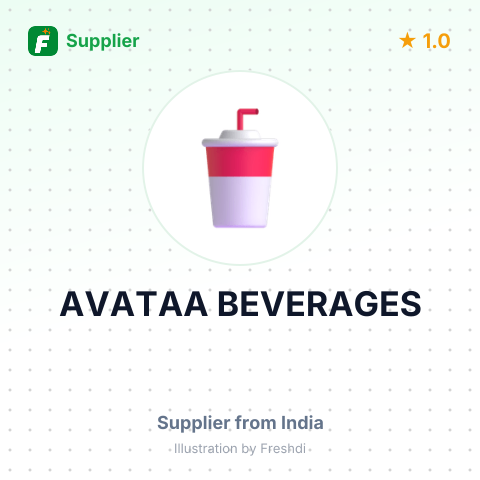 AVATAA BEVERAGES – summary card, no photo uploaded yet