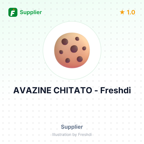 AVAZINE CHITATO – summary card, no photo uploaded yet