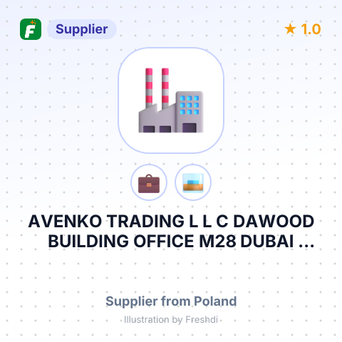 AVENKO TRADING L L C DAWOOD BUILDING OFFICE M28 DUBAI UNITED ARAB EMIRATES – summary card, no photo uploaded yet