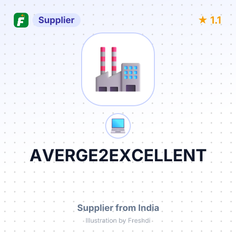 AVERGE2EXCELLENT – summary card, no photo uploaded yet