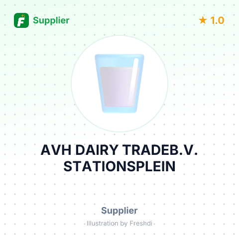 AVH DAIRY TRADEB.V. STATIONSPLEIN – summary card, no photo uploaded yet