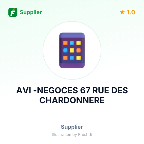 AVI -NEGOCES 67 RUE DES CHARDONNERE – summary card, no photo uploaded yet