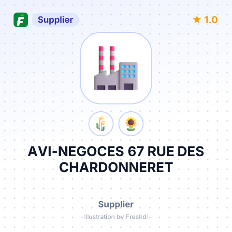 AVI-NEGOCES 67 RUE DES CHARDONNERET – summary card, no photo uploaded yet