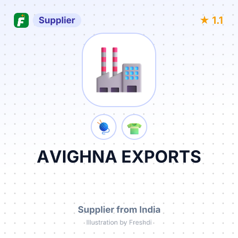 AVIGHNA EXPORTS – summary card, no photo uploaded yet