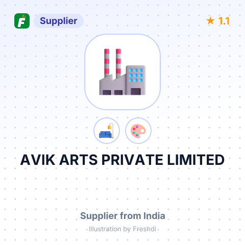 AVIK ARTS PRIVATE LIMITED – summary card, no photo uploaded yet