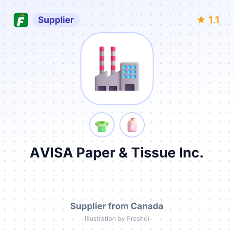 AVISA Paper & Tissue Inc. – summary card, no photo uploaded yet