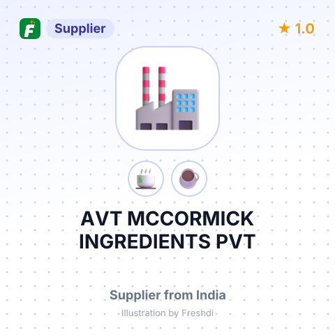 AVT MCCORMICK INGREDIENTS PVT – summary card, no photo uploaded yet