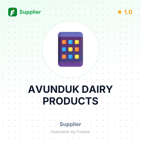 AVUNDUK DAIRY PRODUCTS – summary card, no photo uploaded yet