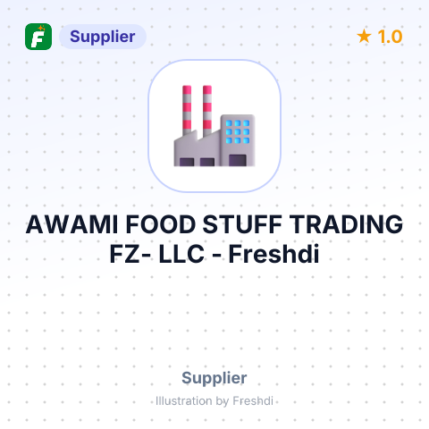 AWAMI FOOD STUFF TRADING FZ- LLC – summary card, no photo uploaded yet