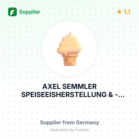 AXEL SEMMLER SPEISEEISHERSTELLUNG & -VERTRIEB – summary card, no photo uploaded yet