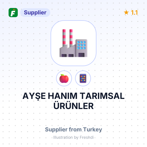 AYŞE HANIM TARIMSAL ÜRÜNLER – summary card, no photo uploaded yet