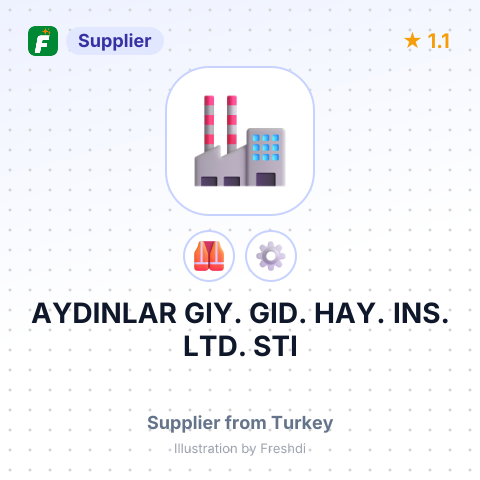 AYDINLAR GIY. GID. HAY. INS. LTD. STI – summary card, no photo uploaded yet