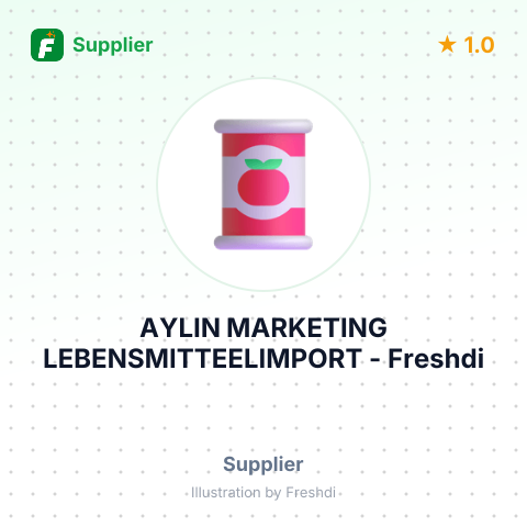 AYLIN MARKETING LEBENSMITTEELIMPORT – summary card, no photo uploaded yet
