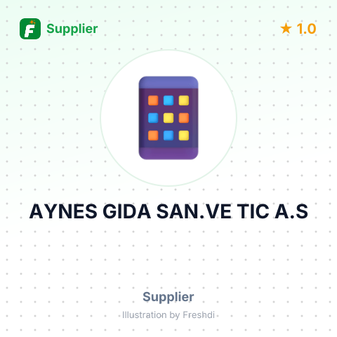AYNES GIDA SAN.VE TIC A.S – summary card, no photo uploaded yet