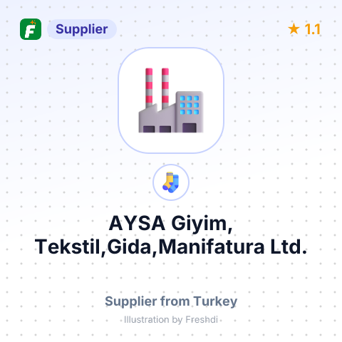 AYSA Giyim, Tekstil,Gida,Manifatura Ltd. – summary card, no photo uploaded yet