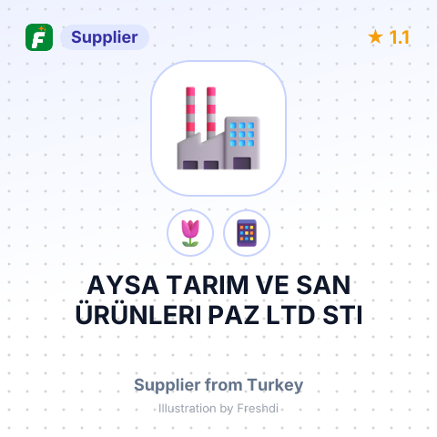 AYSA TARIM VE SAN ÜRÜNLERI PAZ LTD STI – summary card, no photo uploaded yet