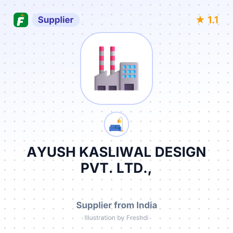 AYUSH KASLIWAL DESIGN PVT. LTD., – summary card, no photo uploaded yet