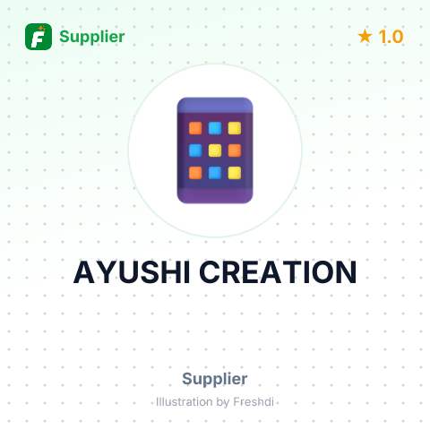 AYUSHI CREATION – summary card, no photo uploaded yet