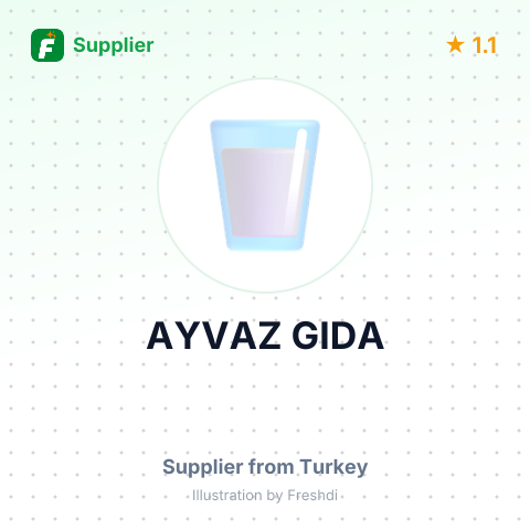 AYVAZ GIDA – summary card, no photo uploaded yet