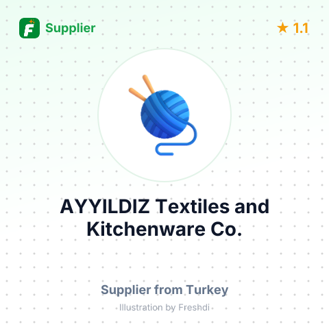 AYYILDIZ Textiles and Kitchenware Co. – summary card, no photo uploaded yet