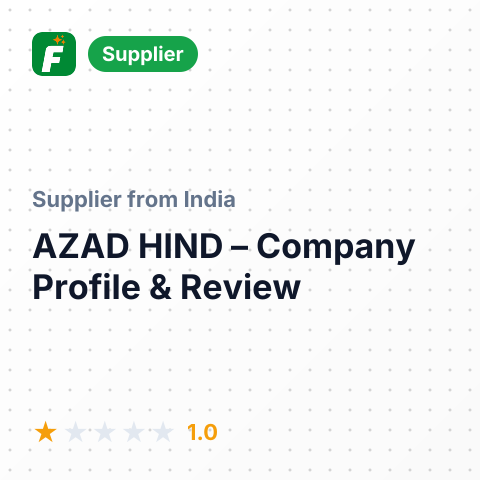 AZAD HIND – summary card, no photo uploaded yet