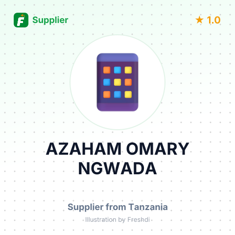 AZAHAM OMARY NGWADA – summary card, no photo uploaded yet