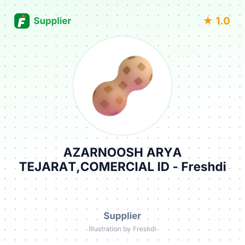 AZARNOOSH ARYA TEJARAT,COMERCIAL ID – summary card, no photo uploaded yet