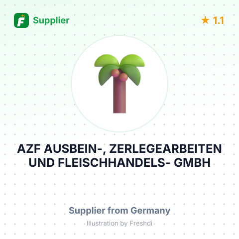 AZF AUSBEIN-, ZERLEGEARBEITEN UND FLEISCHHANDELS- GMBH – summary card, no photo uploaded yet