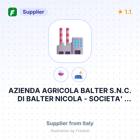 AZIENDA AGRICOLA BALTER S.N.C. DI BALTER NICOLA - SOCIETA' AGRICOLA – summary card, no photo uploaded yet