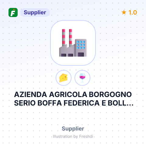 AZIENDA AGRICOLA BORGOGNO SERIO BOFFA FEDERICA E BOLLA EMANUELA SOCIETA SEMPLICE – summary card, no photo uploaded yet