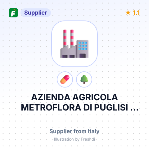 AZIENDA AGRICOLA METROFLORA DI PUGLISI SOFIA – summary card, no photo uploaded yet