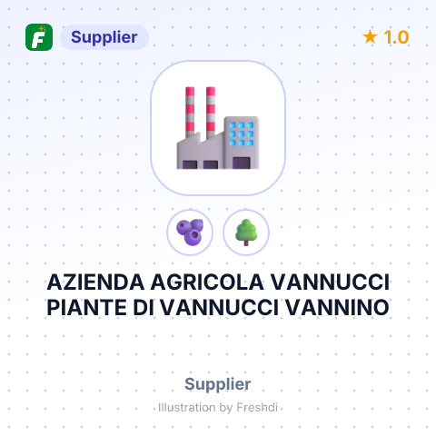 AZIENDA AGRICOLA VANNUCCI PIANTE DI VANNUCCI VANNINO – summary card, no photo uploaded yet
