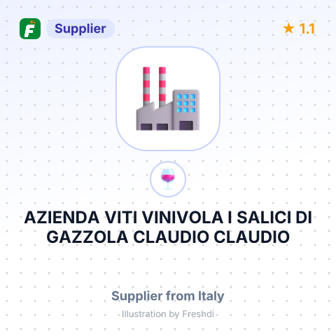 AZIENDA VITI VINIVOLA I SALICI DI GAZZOLA CLAUDIO CLAUDIO – summary card, no photo uploaded yet