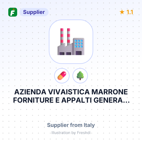 AZIENDA VIVAISTICA MARRONE FORNITURE E APPALTI GENERALI S.R.L. – summary card, no photo uploaded yet