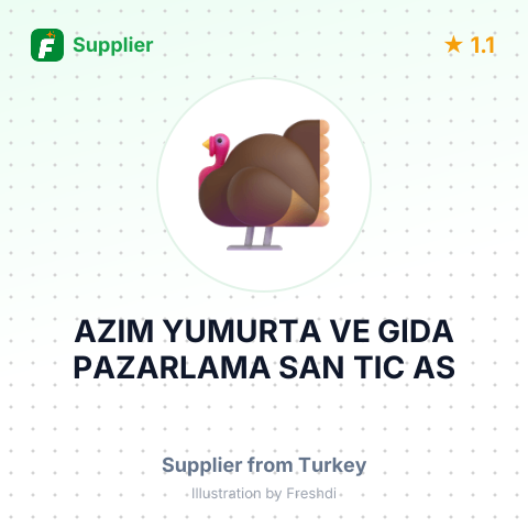 AZIM YUMURTA VE GIDA PAZARLAMA SAN TIC AS – summary card, no photo uploaded yet